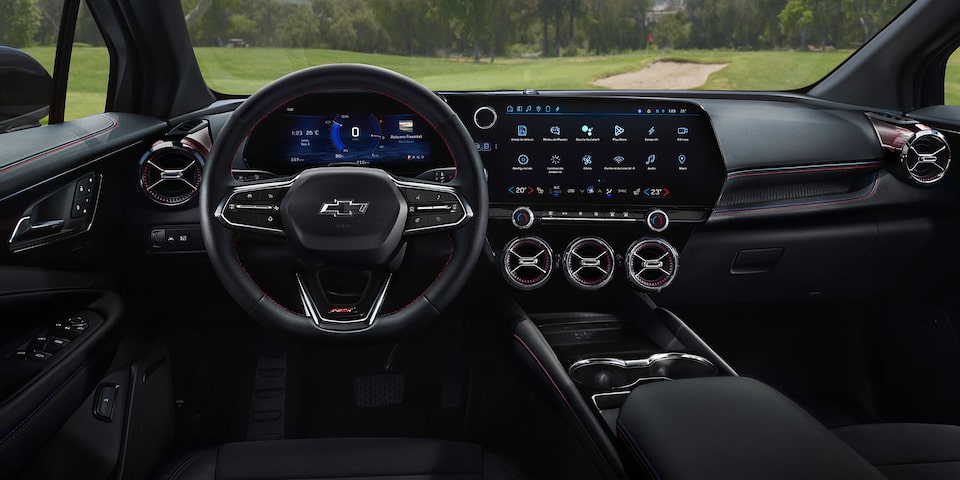Diseño del tablero completo de la Chevrolet Blazer EV.