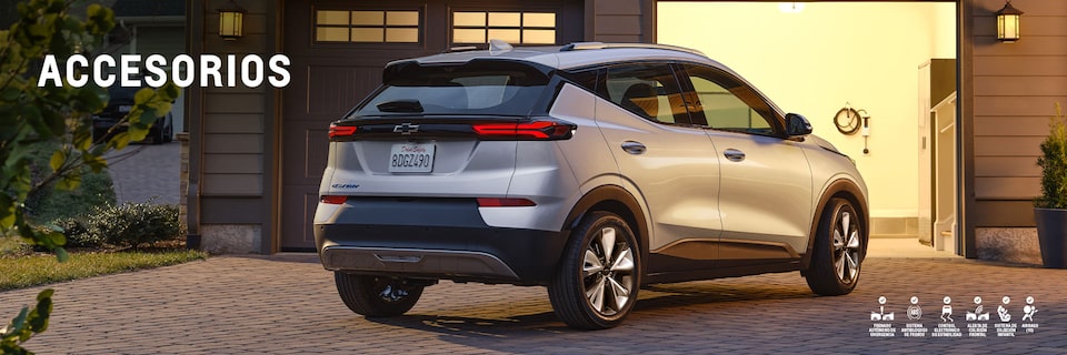 Personaliza tu vehículo eléctrico con los accesorios originales de Chevrolet diseñados para tu Bolt EUV