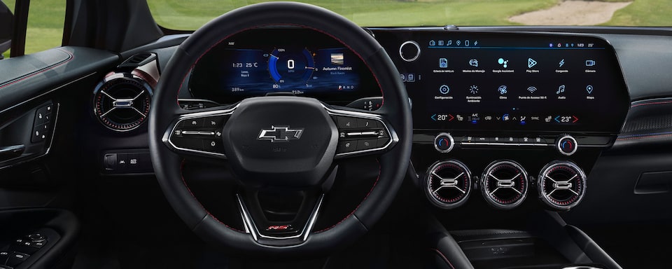 Chevrolet Blazer EV - Panorama del volante y pantalla