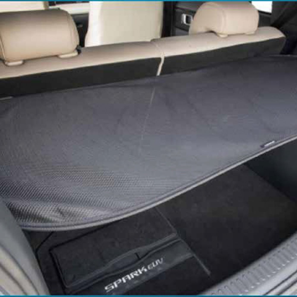 Vista cercana de la cortina de equipaje del Spark EUV.