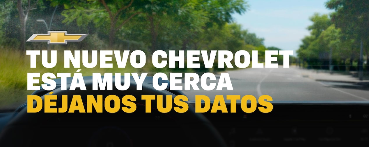 Chevrolet - Déjanos tus datos