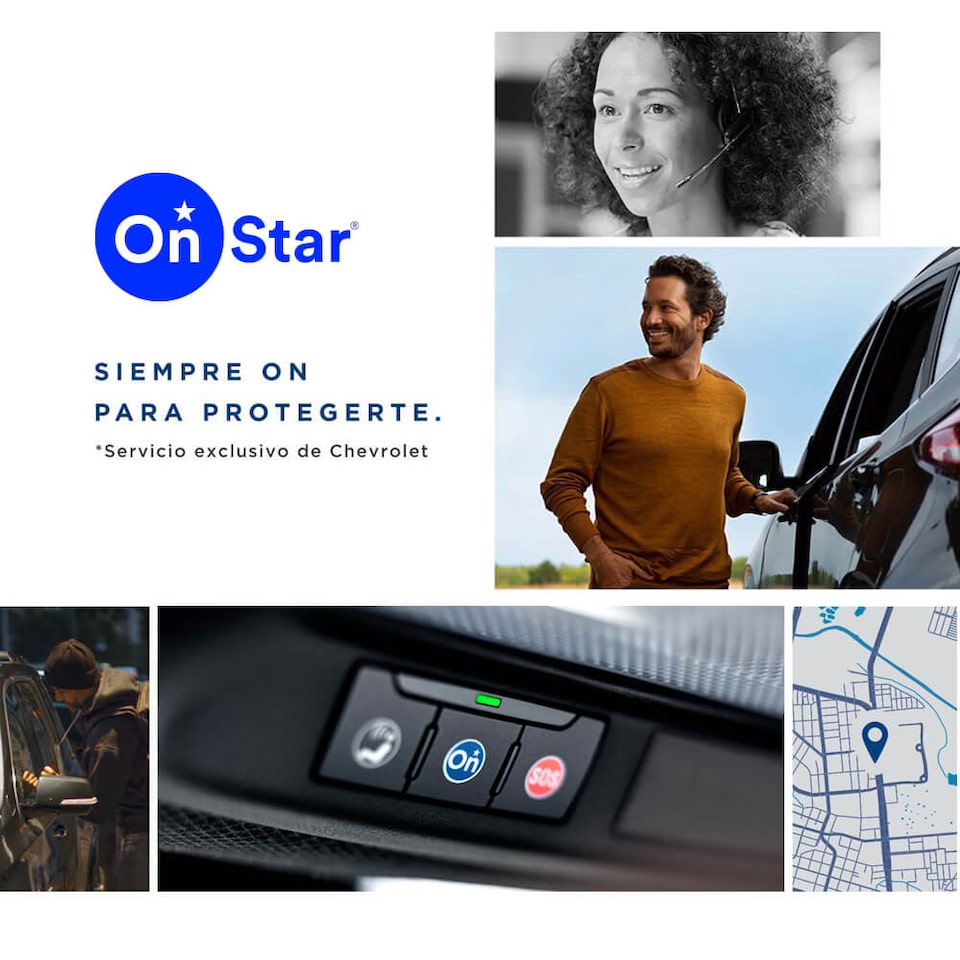 Conduce tu Chevrolet seguro con los servicios de emergencia y seguridad OnStar