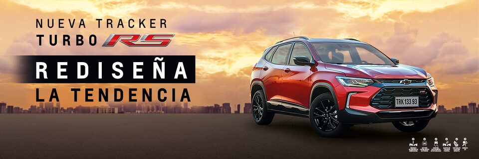 Todo lo que necesitas de una camioneta con diseño deportivo lo encuentras en la Chevrolet Tracker Turbo RS