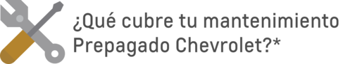 Logo Chevrolet mantenimiento