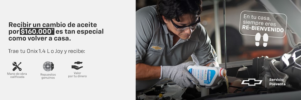 Chevrolet Colombia - Oferta de servicios