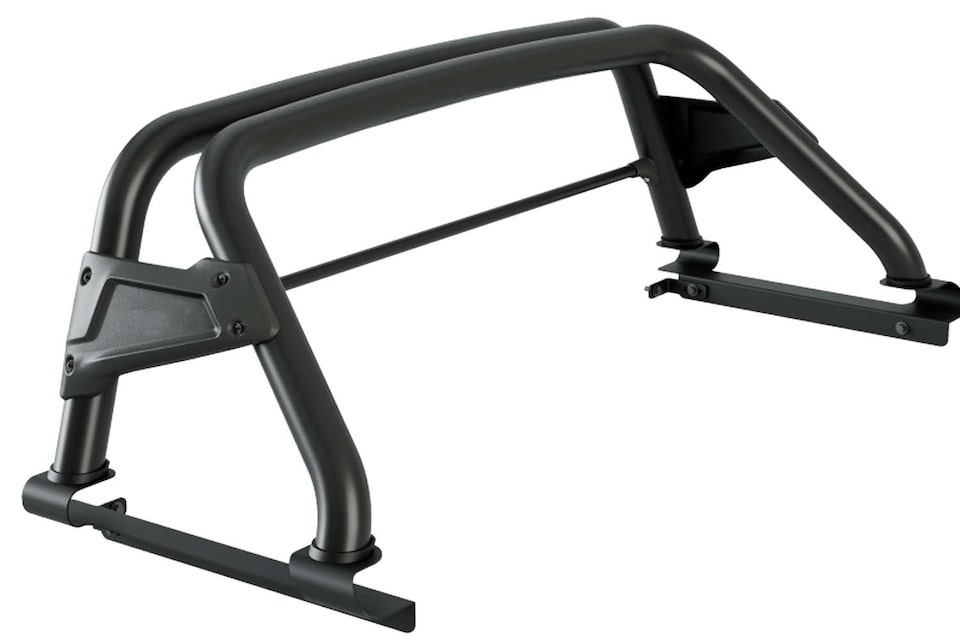 Barra antivuelcos negra para Chevrolet Colorado seguridad y practicidad para cargar objetos