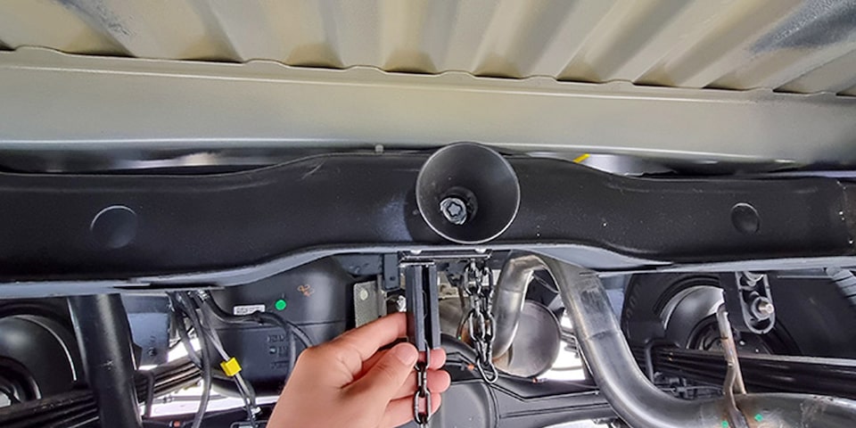 Pickup Chevrolet Colorado - Accesorio seguro de rueda de repuesto