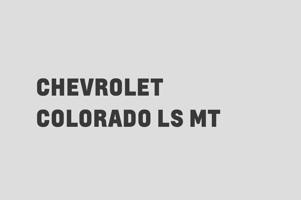 Chevrolet Colorado LS MT