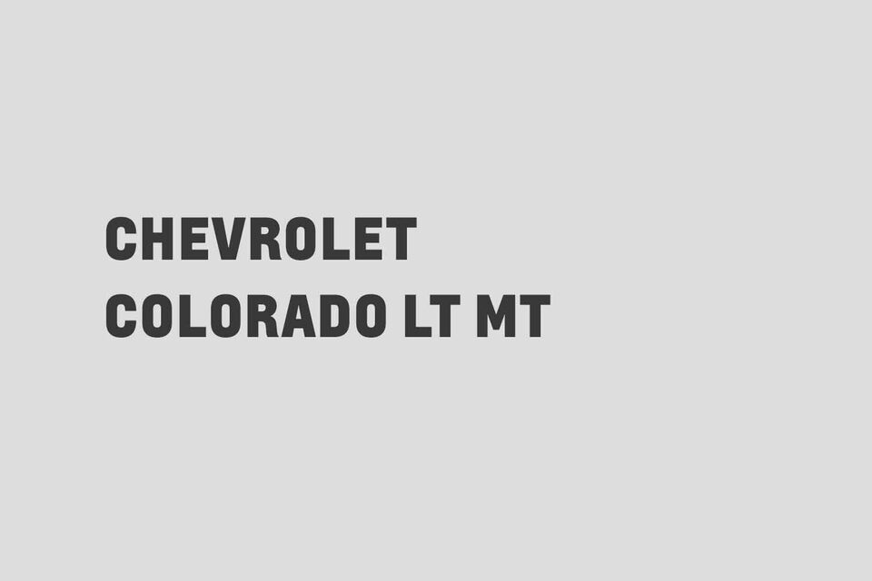 Chevrolet Colorado LT MT