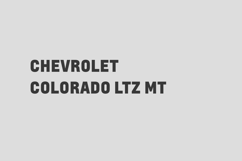Chevrolet Colorado LTZ MT