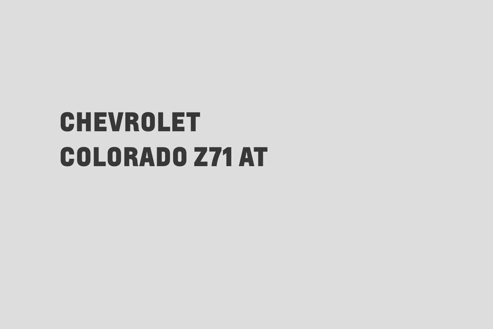 Chevrolet Colorado Z71