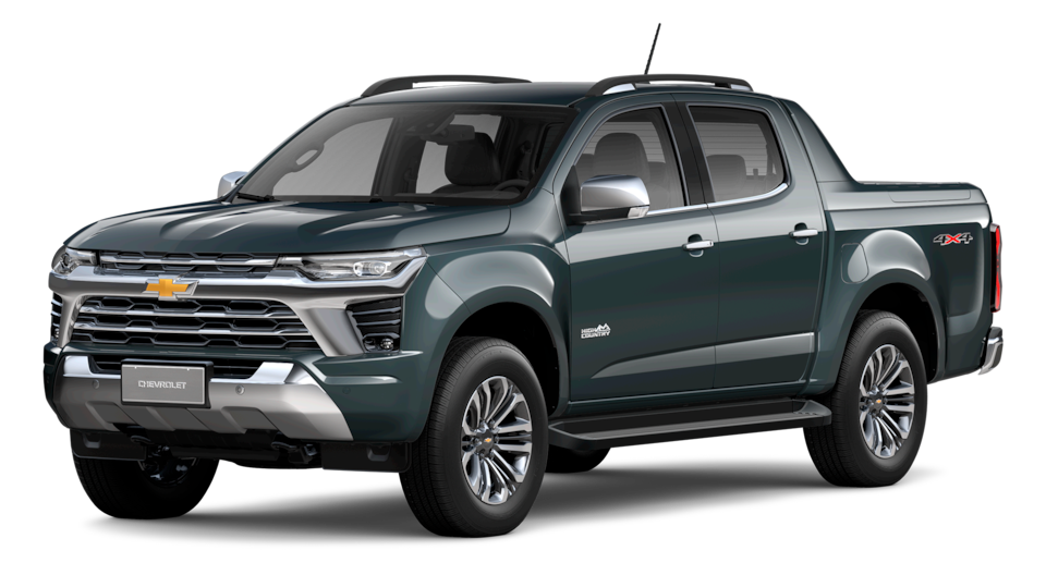 Pickup Chevrolet Colorado High Country en color verde musgo