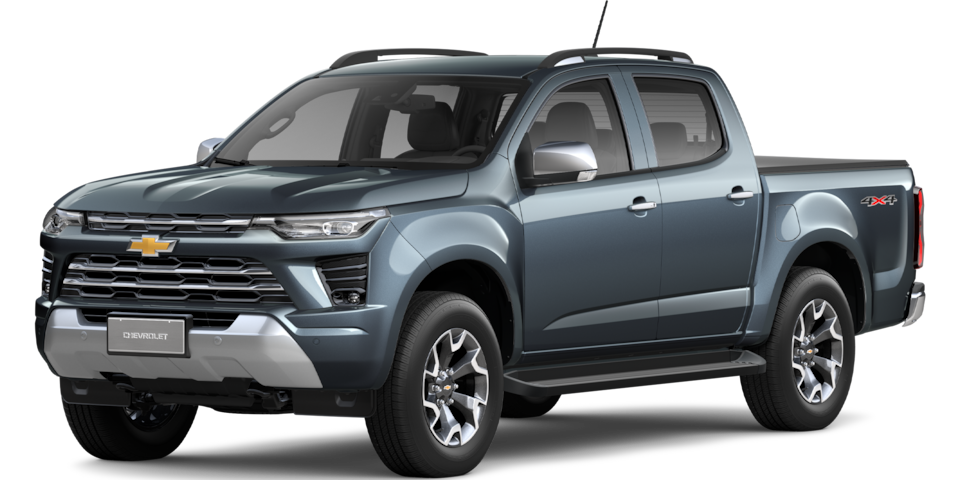 Pickup Chevrolet Colorado LTZ en color gris sombrío