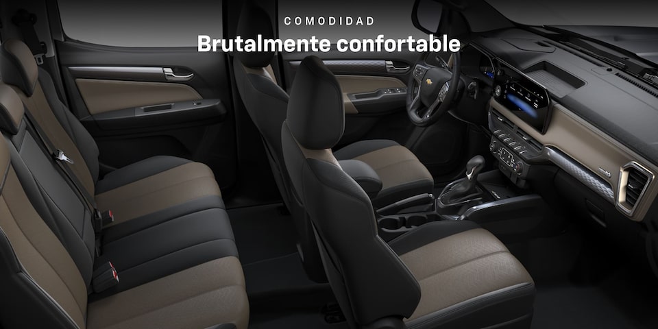 La pick up Chevrolet Colorado es brutalmente confortable