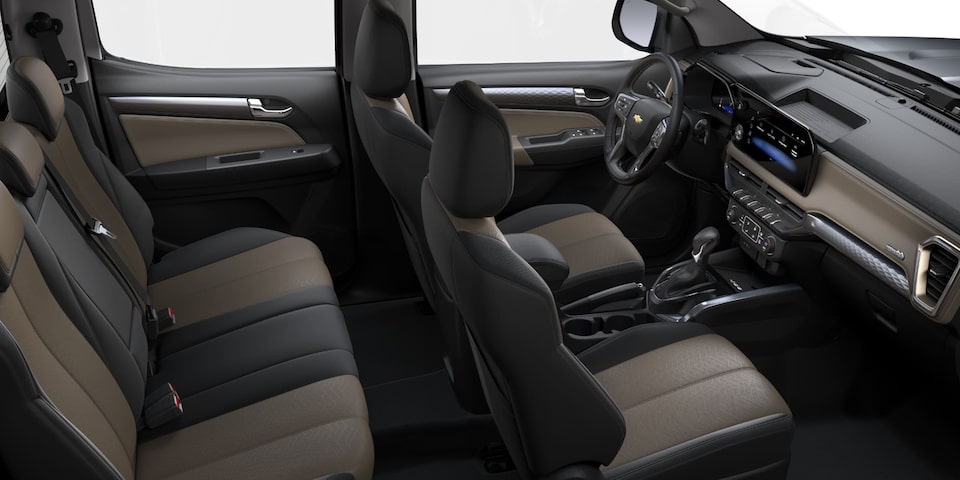 Vista detalle interior pick up Chevrolet Colorado