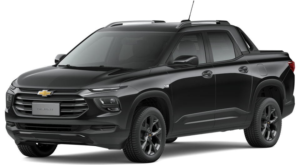 Elige la nueva pickup Chevrolet Montana color negro metalizado