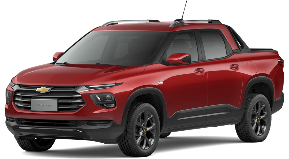 Elige la nueva pickup Chevrolet Montana color rojo picante