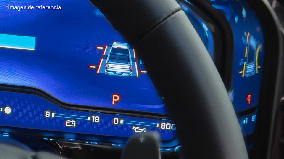 Asistente mantención de carril de la nueva camioneta Chevrolet Silverado