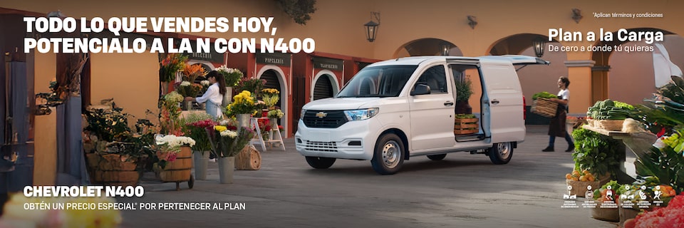 Todo lo que vendes hoy, poténcialo a la N con la VAN Chevrolet N400 Cargo