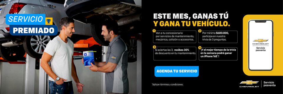 Chevrolet Colombia- Campaña de Servicio Premiado