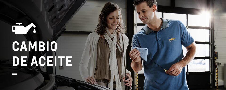 Servicio de posventa Chevrolet - Cambio de aceite
