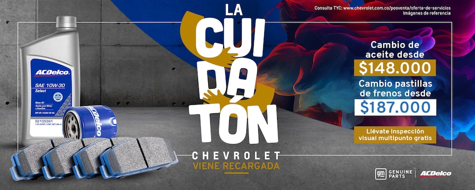Chevrolet Colombia - Agenda tu mantenimiento