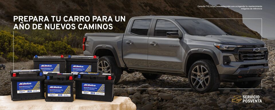 Chevrolet Colombia - Posventa Baterias