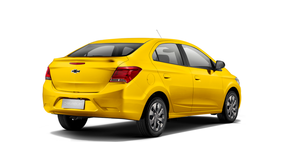 Vista lateral posterior del Chevy Taxi Plus de Chevrolet