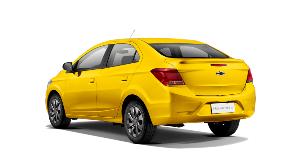 Vista posterior lateral del Chevy Taxi Plus de Chevrolet