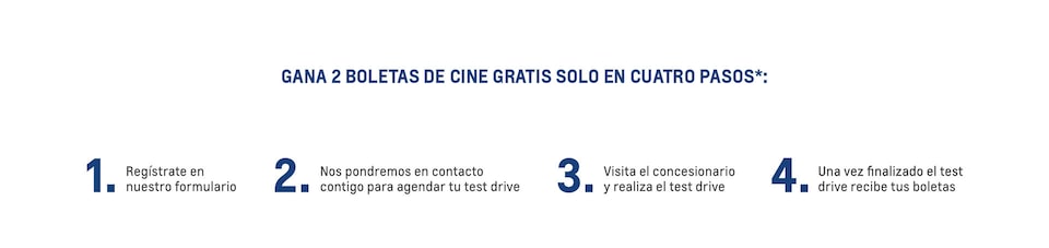 Chevrolet Colombia - Pasos para ganar boletas de cine