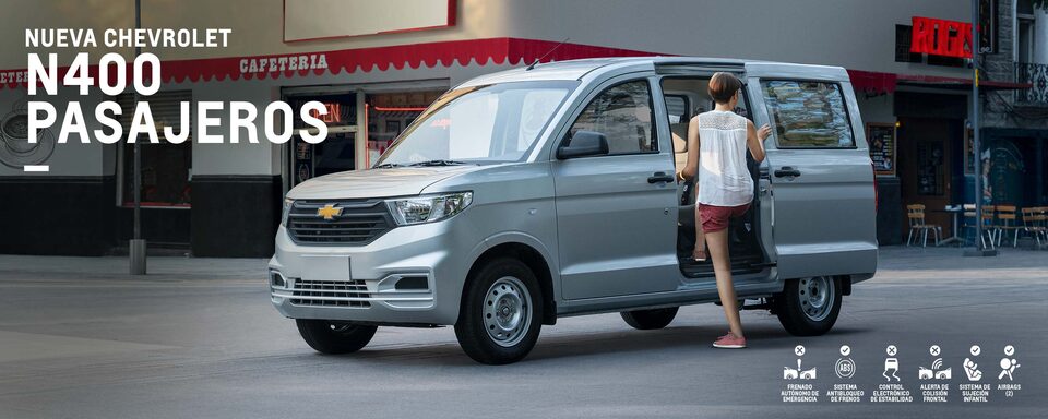 La nueva van de Chevrolet N400 Pasajeros es el aliado perfecto para el transporte de personas