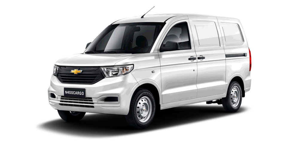 Nueva Chevrolet N400 Cargo versión de color blanco