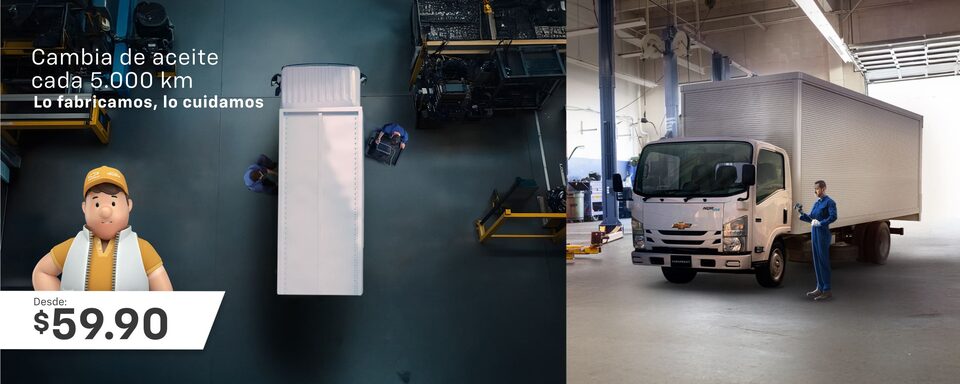 Chevrolet camiones y buses - Cambio de aceite