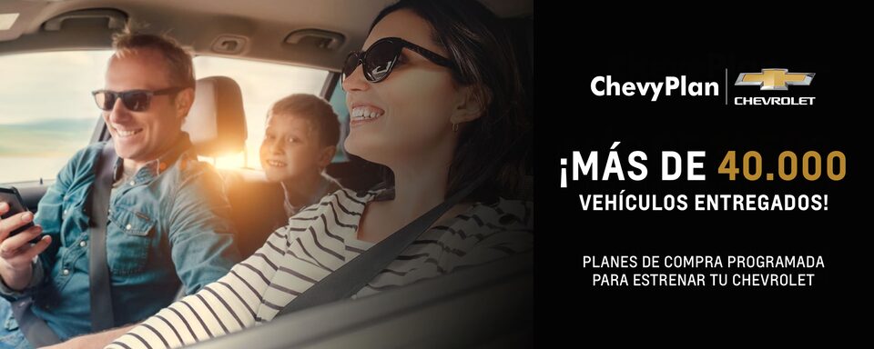 Compra tu carro Chevrolet con Chevyplan, el plan de compra programada que se adpta a tus necesidades