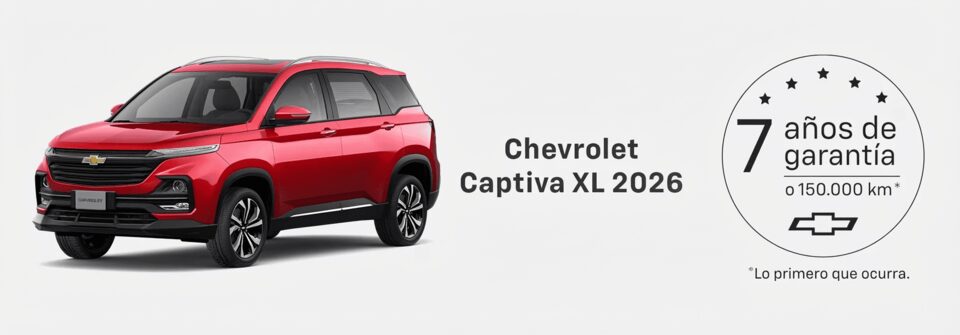 Chevrolet Captiva XL - Garantía