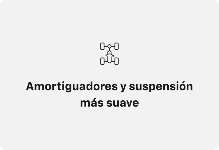 Ícono de amortiguadores y suspensión.