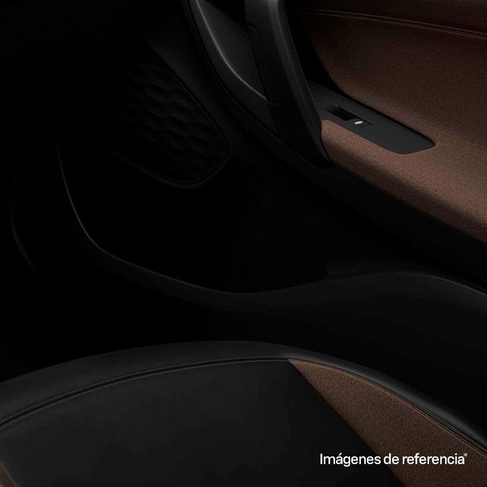Interior moderno de la Chevrolet Tracker.