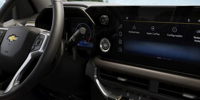 Chevrolet Trailblazer 2025 High Country - vista de detalles del tablero y el volante