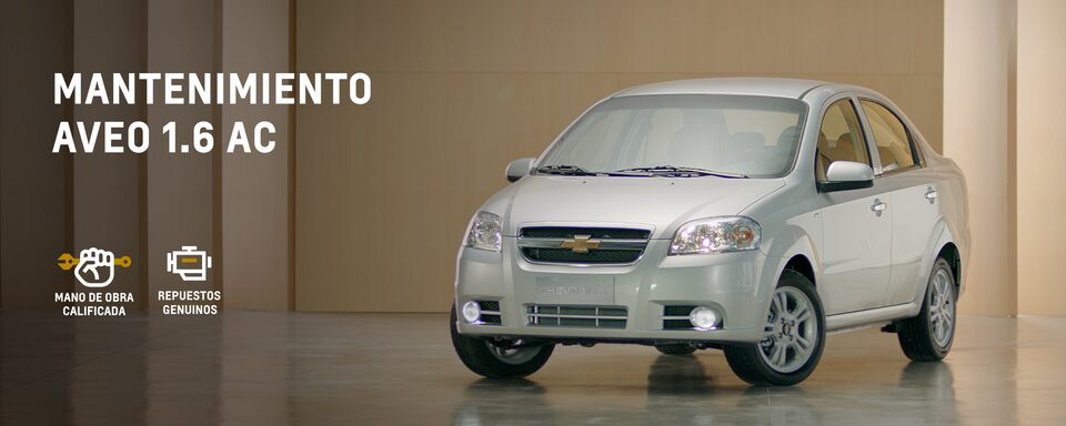 Mantenimiento Chevrolet Aveo Emotion AC 1.6