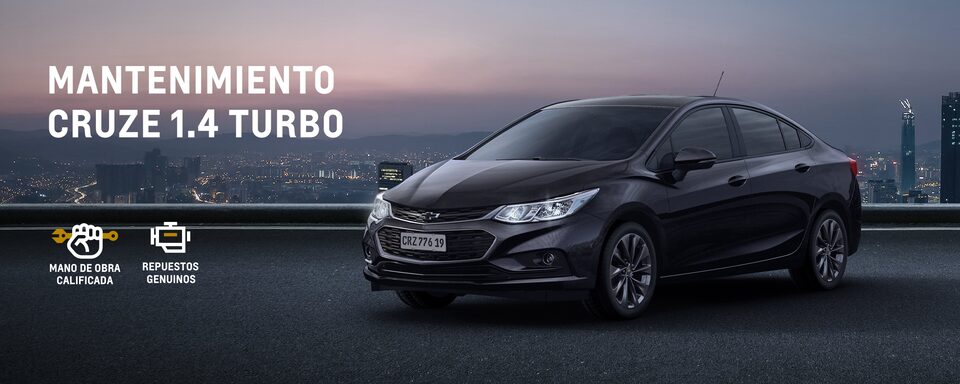 Realiza el mantenimiento de tu camioneta Chevrolet Cruze 1.4 Turbo