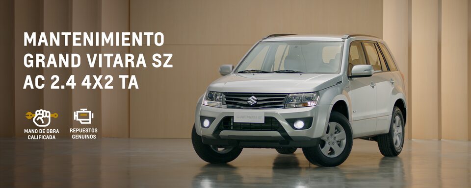Realiza el mantenimiento programado de tu Chevrolet Grand Vitara SZ AC 2.4 4x2 TA y manten tu carro en optimas condiciones