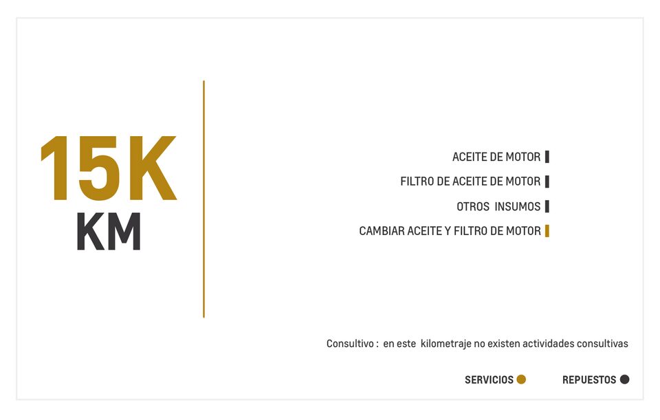 Chevrolet Sail 1.4 mantenimiento 15000 kilometros