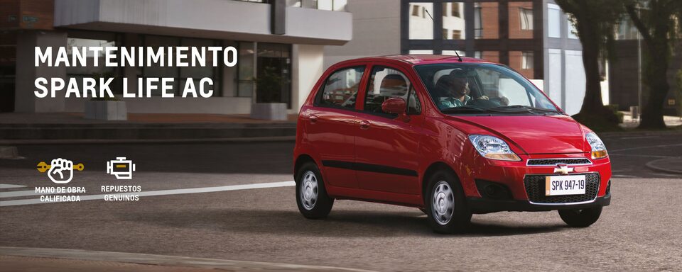 Mantenimiento Chevrolet Spark Life AC