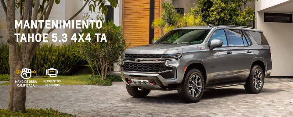 Realiza el mantenimiento de tu camioneta Chevrolet Tahoe 5.3 4x4 TA
