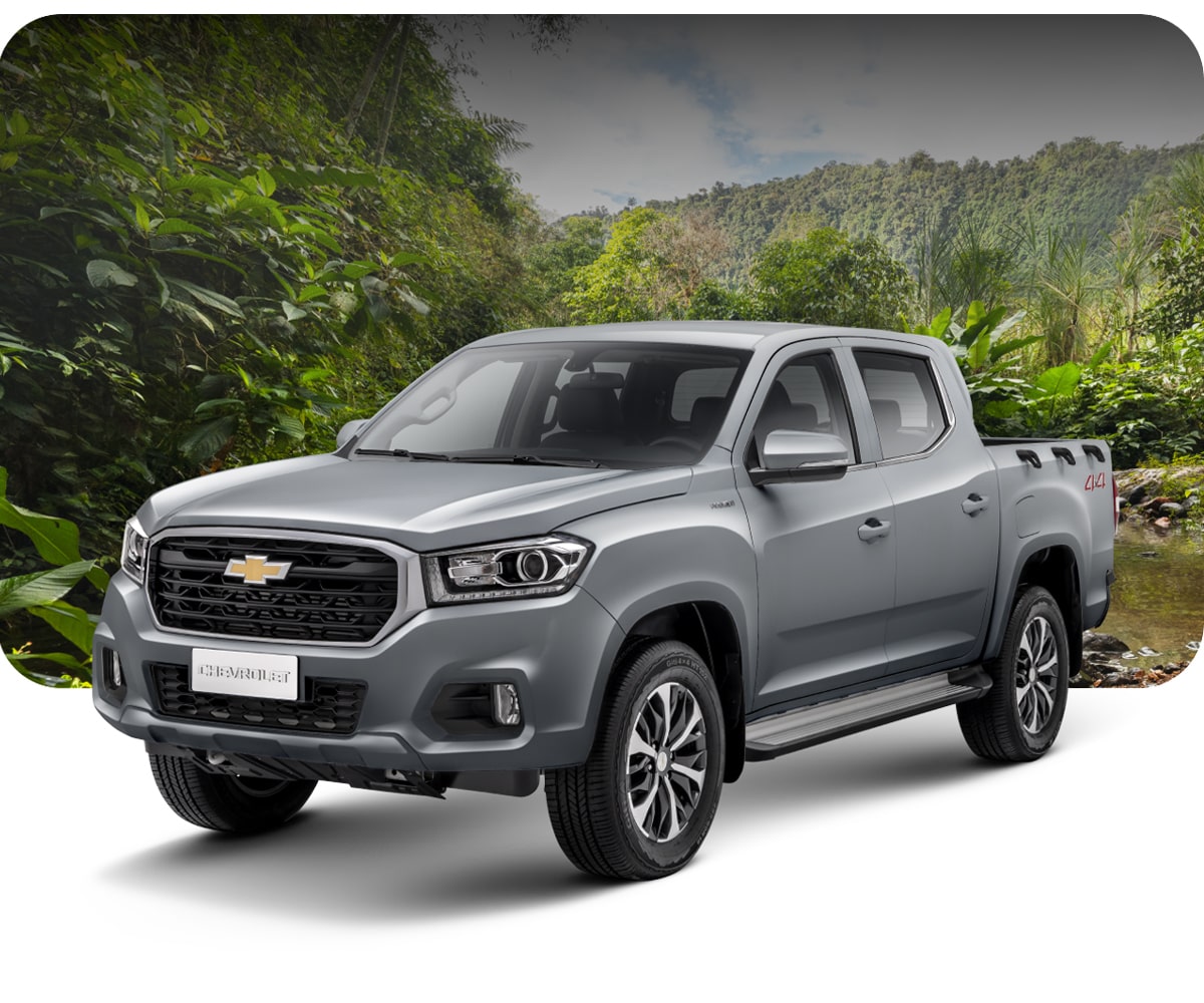 Chevrolet D-Max modelo 4x4 con aros de 18 pulgadas de aluminio Bitono.