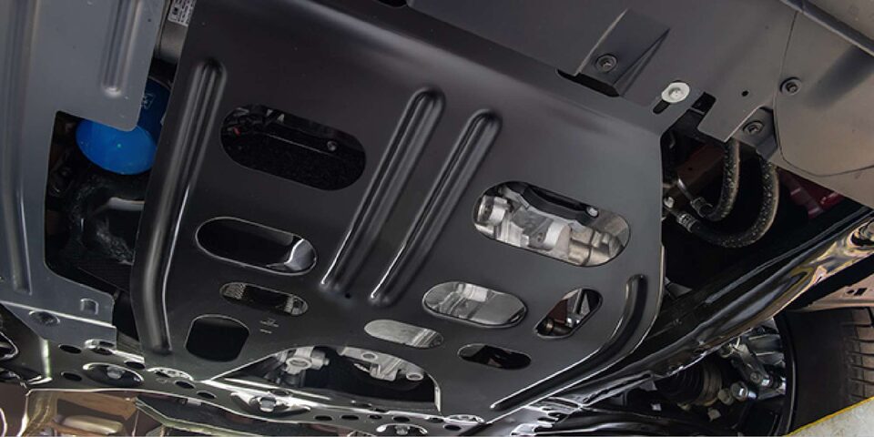 Protege de impactos tu camioneta Chevrolet Montana con el protector de cárter