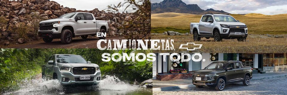 En Chevrolet en camionetas somos todo