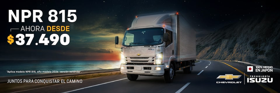 Chevrolet Ecuador Promociones - Camión NPR 815