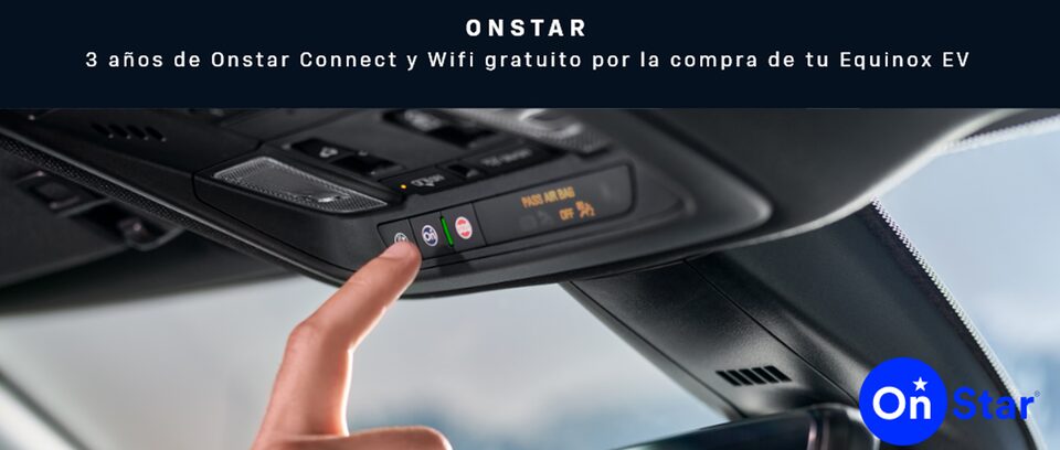 Chevrolet Club My EV - On Star gratuito por tres años