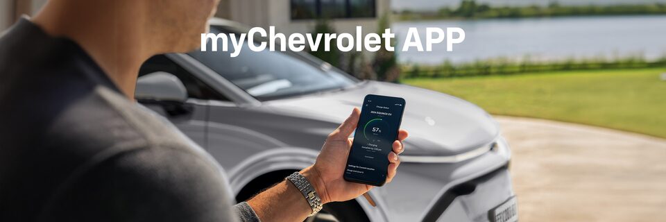 Disfruta tu vehículo eléctrico con myChevrolet APP
